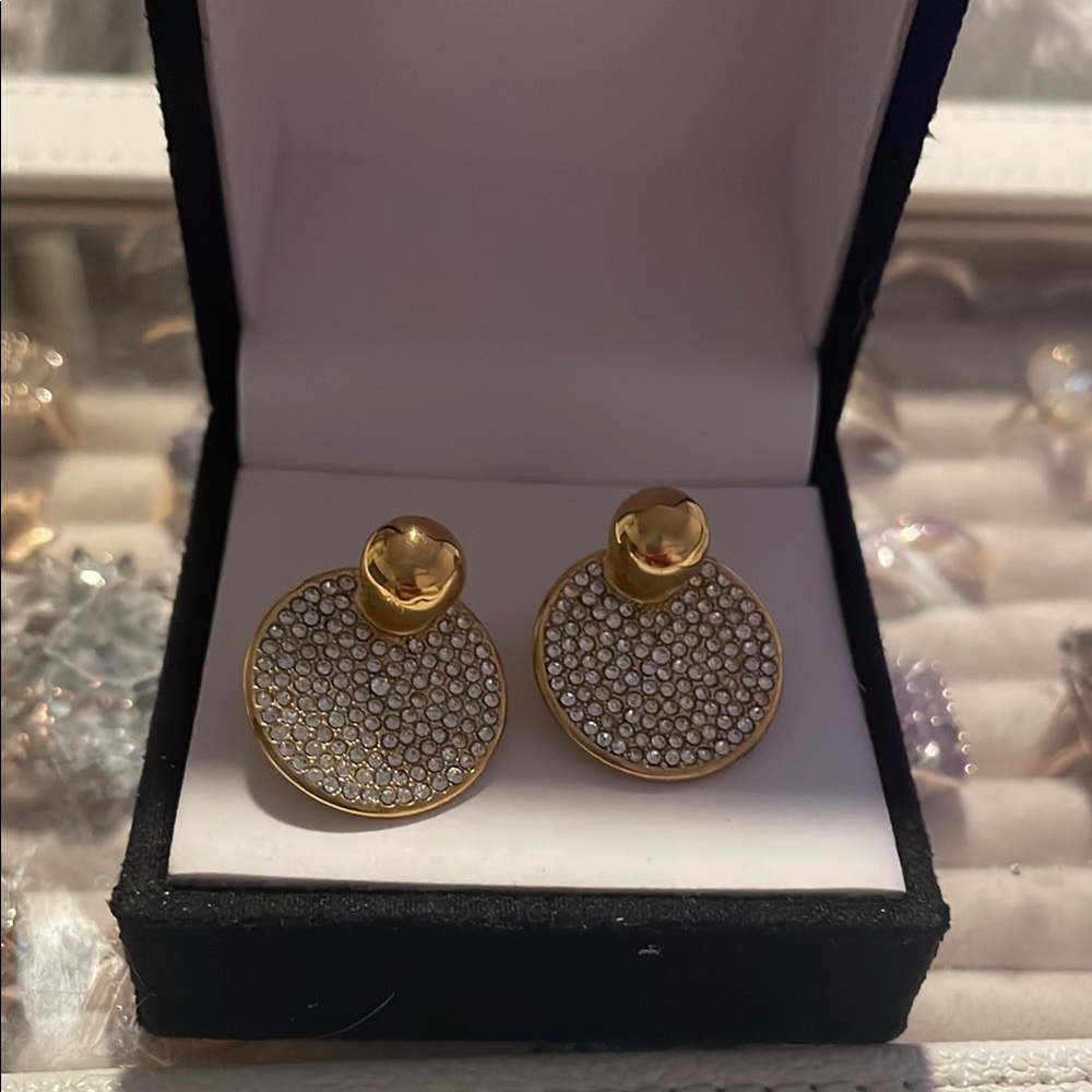 Gold Tone Stud Earrings